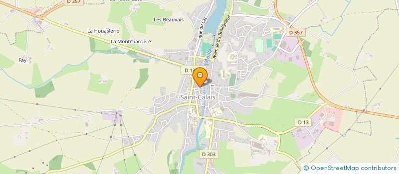 localisation de l'entreprise CC DES VALLEES DE LA BRAYE ET DE L'ANILLE  SAINT-CALAIS