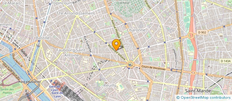 localisation de l'entreprise CC DIFFUSION  PARIS