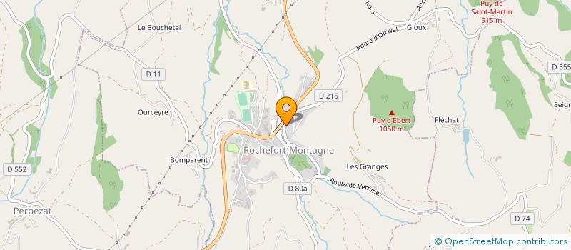localisation de l'entreprise CC DOMES SANCY ARTENSE à ROCHEFORT-MONTAGNE
