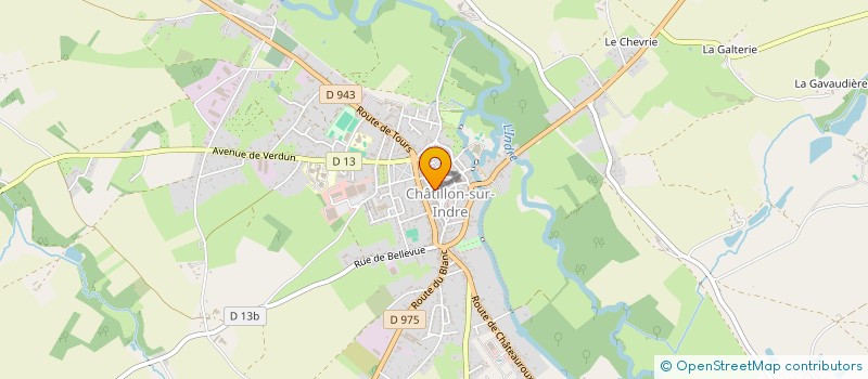 localisation de l'entreprise CC DU CHATILLONNAIS EN BERRY à CHATILLON-SUR-INDRE