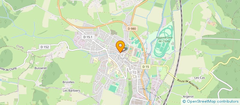 localisation de l'entreprise CC DU CLUNISOIS à CLUNY