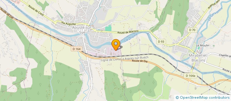 localisation de l'entreprise CC DU CRESTOIS ET DU PAYS DE SAILLANS COEUR DE DROME à AOUSTE-SUR-SYE