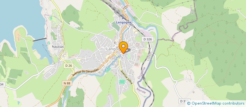 localisation de l'entreprise CC DU HAUT ALLIER MARGERIDE à LANGOGNE