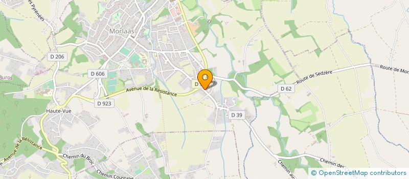 localisation de l'entreprise CC DU NORD EST BEARN à MORLAAS