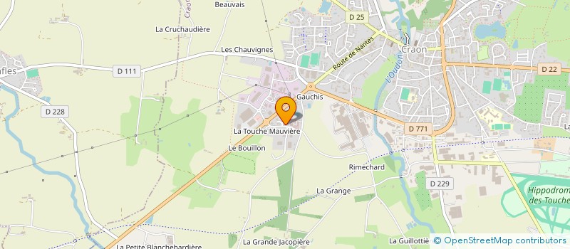 localisation de l'entreprise CC DU PAYS DE CRAON à CRAON