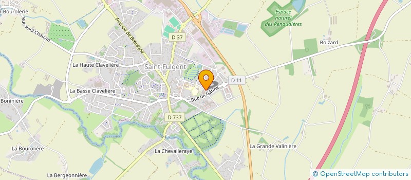 localisation de l'entreprise CC DU PAYS DE SAINT-FULGENT - LES ESSARTS à SAINT-FULGENT