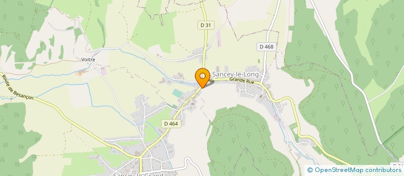 localisation de l'entreprise CC DU PAYS DE SANCEY-BELLEHERBE à SANCEY