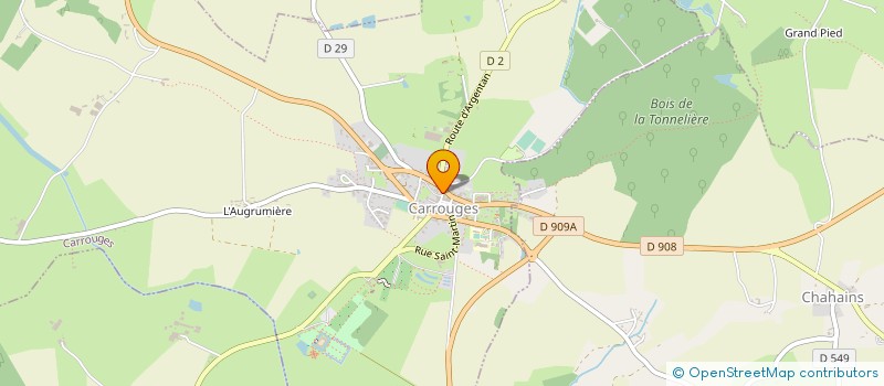 localisation de l'entreprise CC DU PAYS FERTOIS ET DU BOCAGE CARROUGIEN à CARROUGES