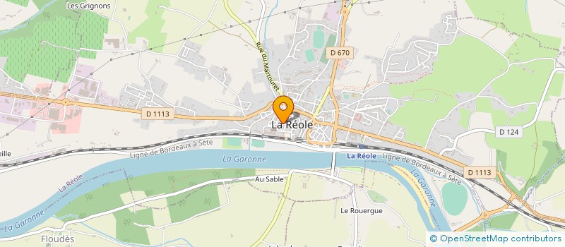 localisation de l'entreprise CC DU REOLAIS EN SUD GIRONDE à LA REOLE