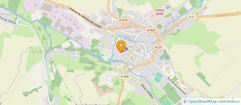 localisation de l'entreprise CC DU TERRITOIRE NORD PICARDIE  DOULLENS