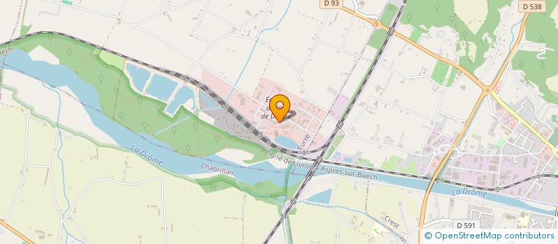 localisation de l'entreprise CC DU VAL DE DROME EN BIOVALLEE à EURRE