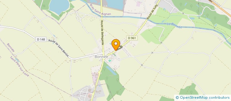 localisation de l'entreprise CC DU VAL DE SULLY à BONNEE