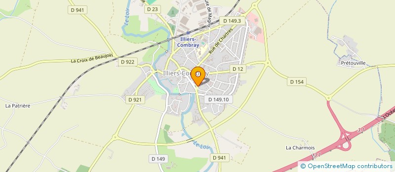 localisation de l'entreprise CC ENTRE BEAUCE ET PERCHE à ILLIERS-COMBRAY