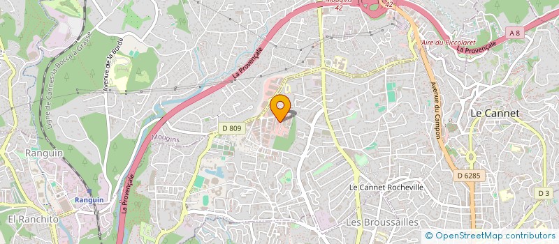 localisation de l'entreprise CC GROUP à LE CANNET
