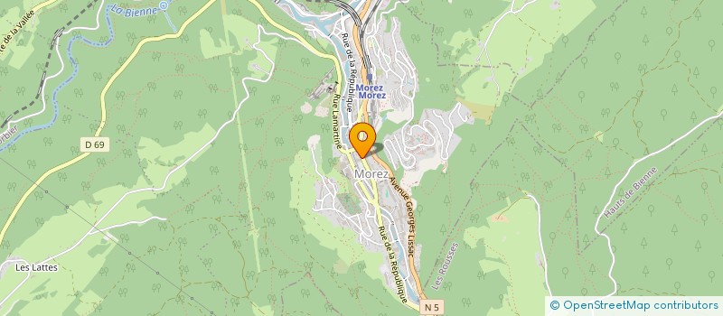 localisation de l'entreprise CC HAUT-JURA ARCADE COMMUNAUTE à HAUTS DE BIENNE