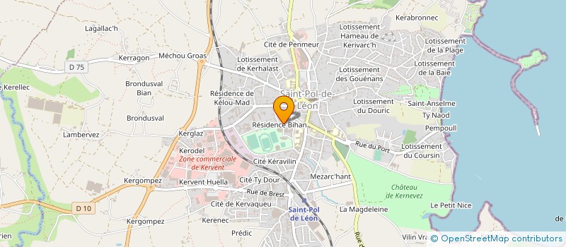 localisation de l'entreprise CC HAUT-LEON COMMUNAUTE à SAINT-POL-DE-LEON