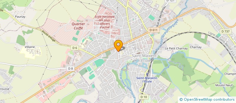 localisation de l'entreprise CC HAUT VAL DE SEVRE à SAINT-MAIXENT-L'ECOLE
