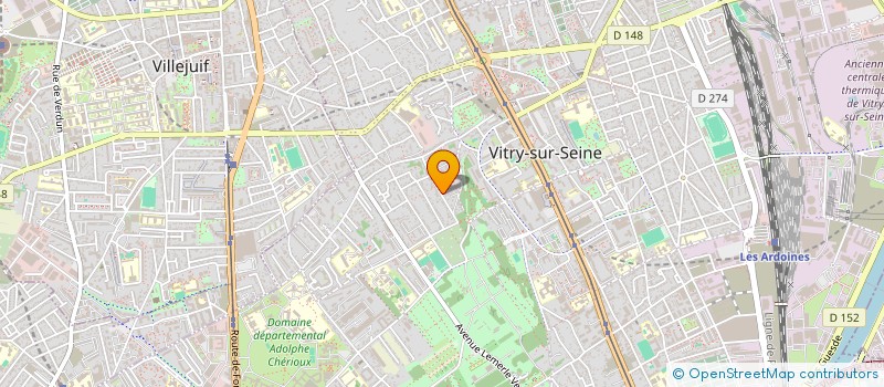 localisation de l'entreprise CC HOLDING  VITRY-SUR-SEINE