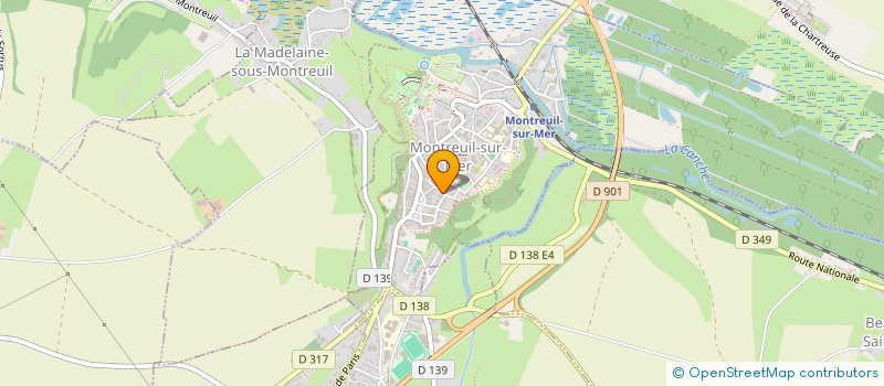 localisation de l'entreprise CC HOLDING  MONTREUIL-SUR-MER