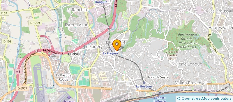 localisation de l'entreprise CC HOLDING  CANNES