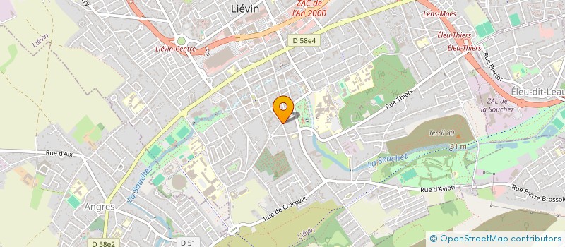 localisation de l'entreprise CC.IMMO  LIEVIN