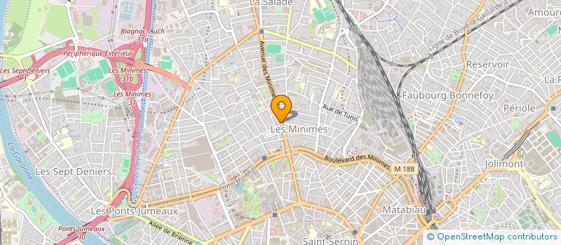 localisation de l'entreprise CC IMMOBILIER à TOULOUSE