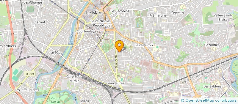 localisation de l'entreprise CC INDUSTRIES à LE MANS