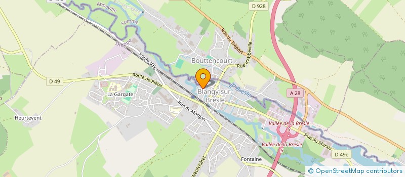 localisation de l'entreprise CC INTERREGIONALE AUMALE - BLANGY-SUR-BRESLE à BLANGY-SUR-BRESLE