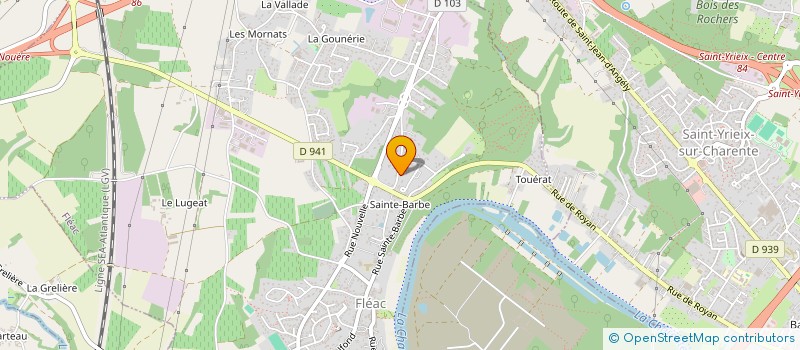 localisation de l'entreprise CC INVEST à FLEAC