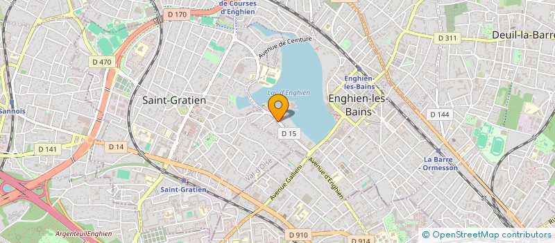 localisation de l'entreprise CC INVEST  ENGHIEN-LES-BAINS