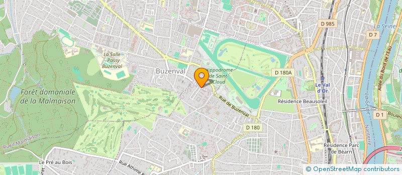 localisation de l'entreprise CC INVEST à GARCHES
