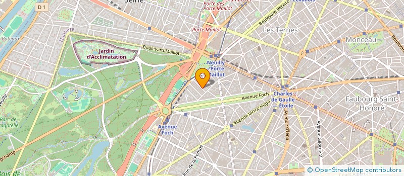 localisation de l'entreprise CC INVESTISSEMENT  PARIS