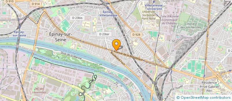 localisation de l'entreprise CC LOC à EPINAY-SUR-SEINE