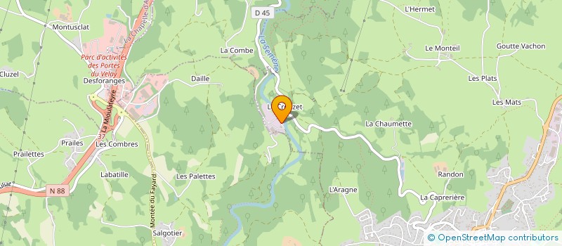 localisation de l'entreprise CC LOC  SAINT-DIDIER-EN-VELAY