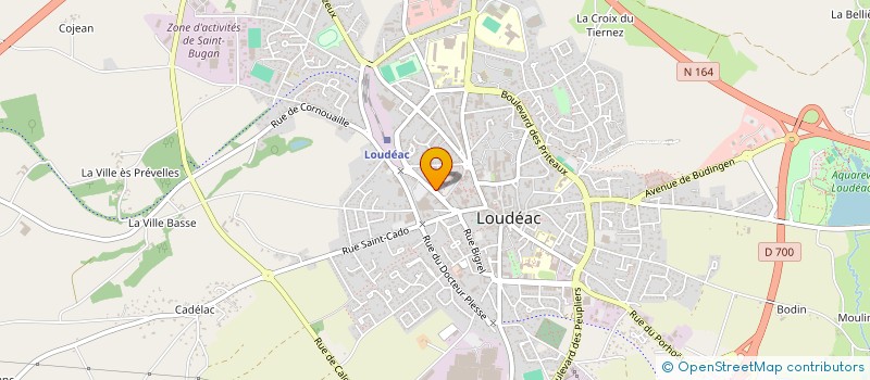 localisation de l'entreprise CC LOUDEAC COMMUNAUTE - BRETAGNE CENTRE à LOUDEAC