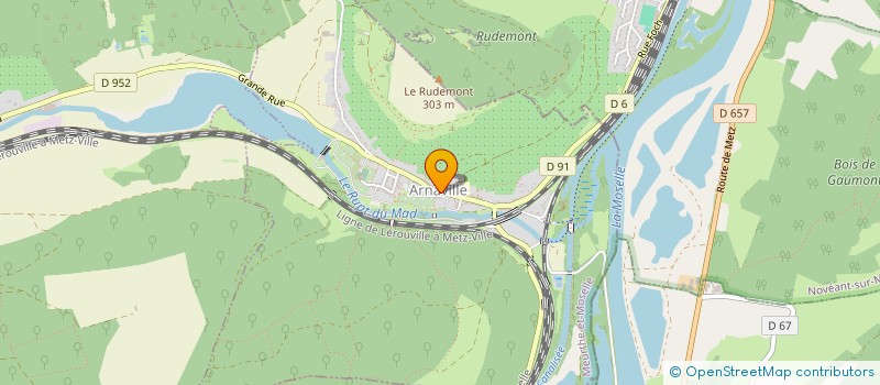 localisation de l'entreprise CC MAD ET MOSELLE  ARNAVILLE