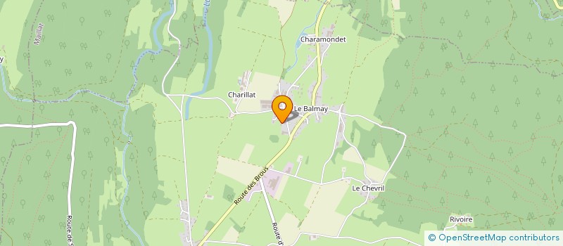 localisation de l'entreprise CC MAILLAT  VIEU-D'IZENAVE