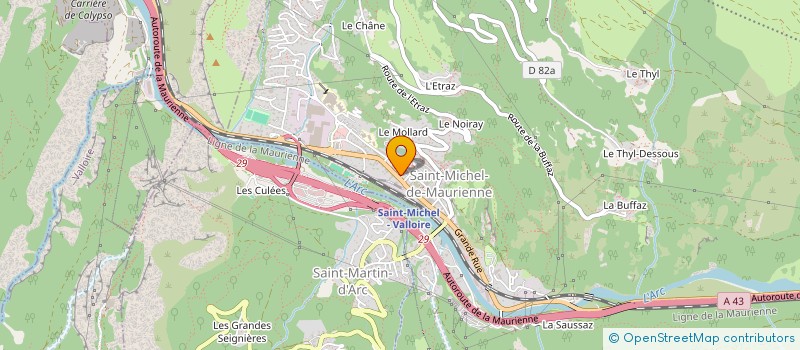 localisation de l'entreprise CC MAURIENNE GALIBIER  SAINT-MICHEL-DE-MAURIENNE