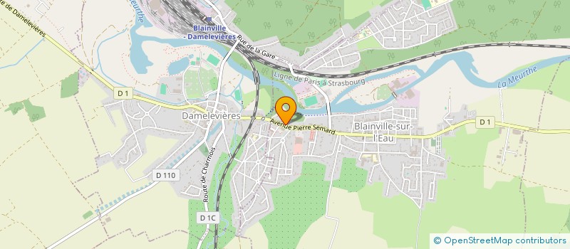 localisation de l'entreprise CC MEURTHE MORTAGNE MOSELLE à BLAINVILLE-SUR-L'EAU