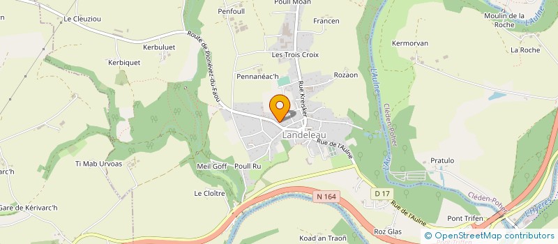 localisation de l'entreprise CC MONTS D'ARREE COMMUNAUTE à LOQUEFFRET