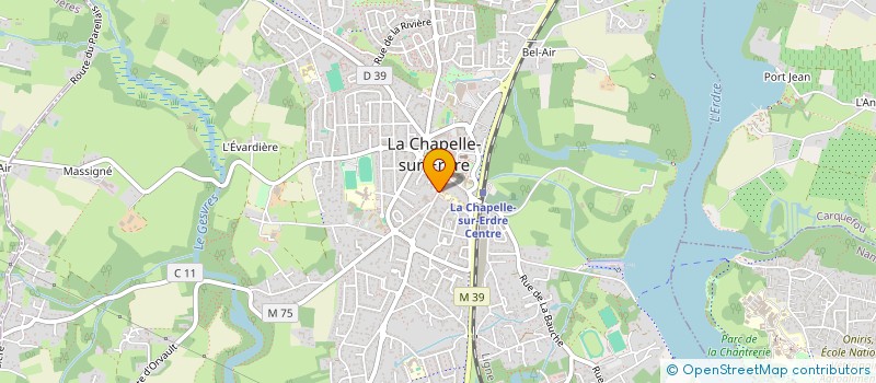 localisation de l'entreprise CC MUTUEL CHAPELLE SUR ERDRE  LA CHAPELLE-SUR-ERDRE