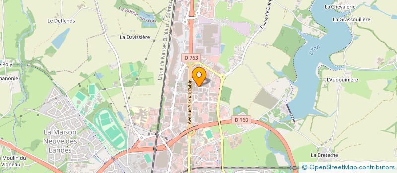 localisation de l'entreprise CC-NOVA à LA ROCHE-SUR-YON