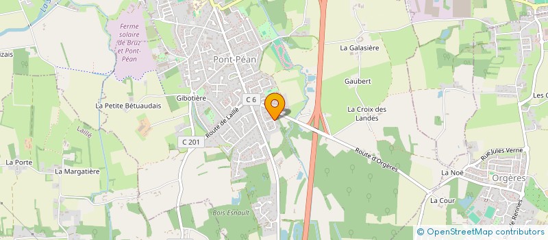 localisation de l'entreprise CC NOYAL CHATILLON  PONT-PEAN