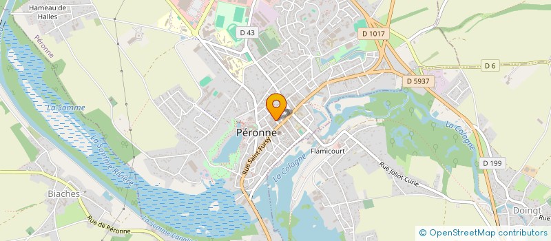 localisation de l'entreprise CC NUTRITION  PERONNE