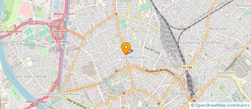 localisation de l'entreprise CC OPTIQUE à TOULOUSE
