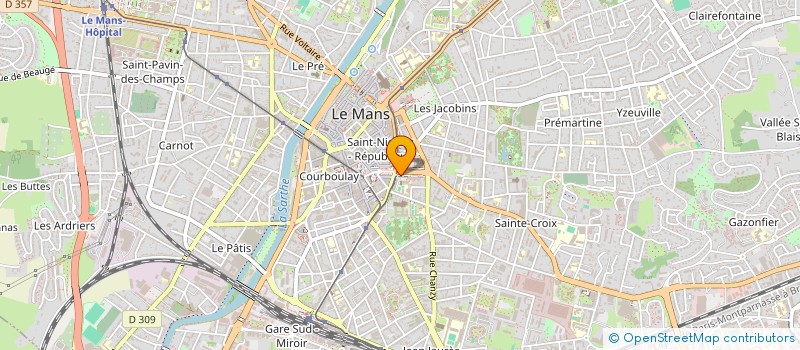 localisation de l'entreprise CC OPTOELECTRONIQUE à LE MANS