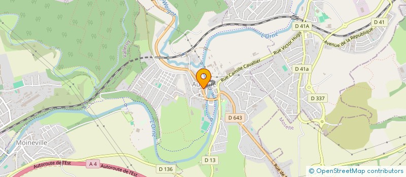 localisation de l'entreprise CC ORNE LORRAINE CONFLUENCES à AUBOUE
