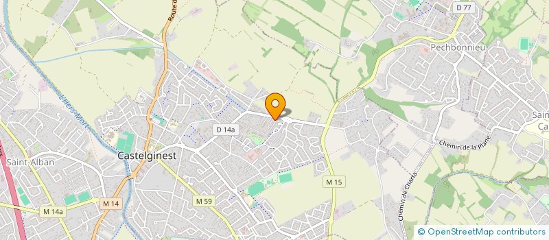 localisation de l'entreprise CC PATRIMOINE  CASTELGINEST