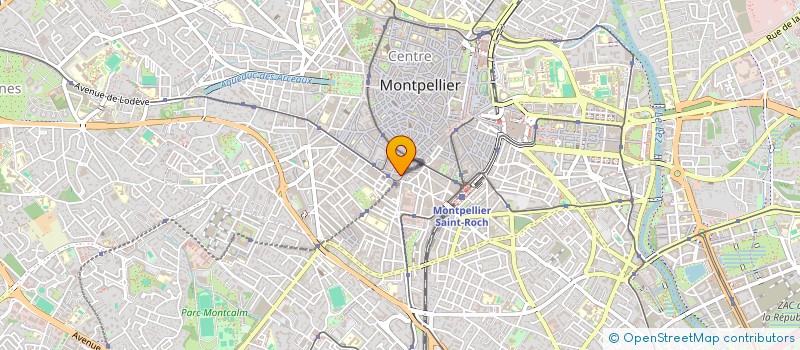 localisation de l'entreprise CC PATRIMOINE  MONTPELLIER