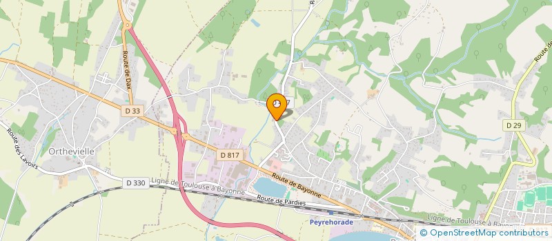 localisation de l'entreprise CC PAYS D'ORTHE ET ARRIGANS  PEYREHORADE